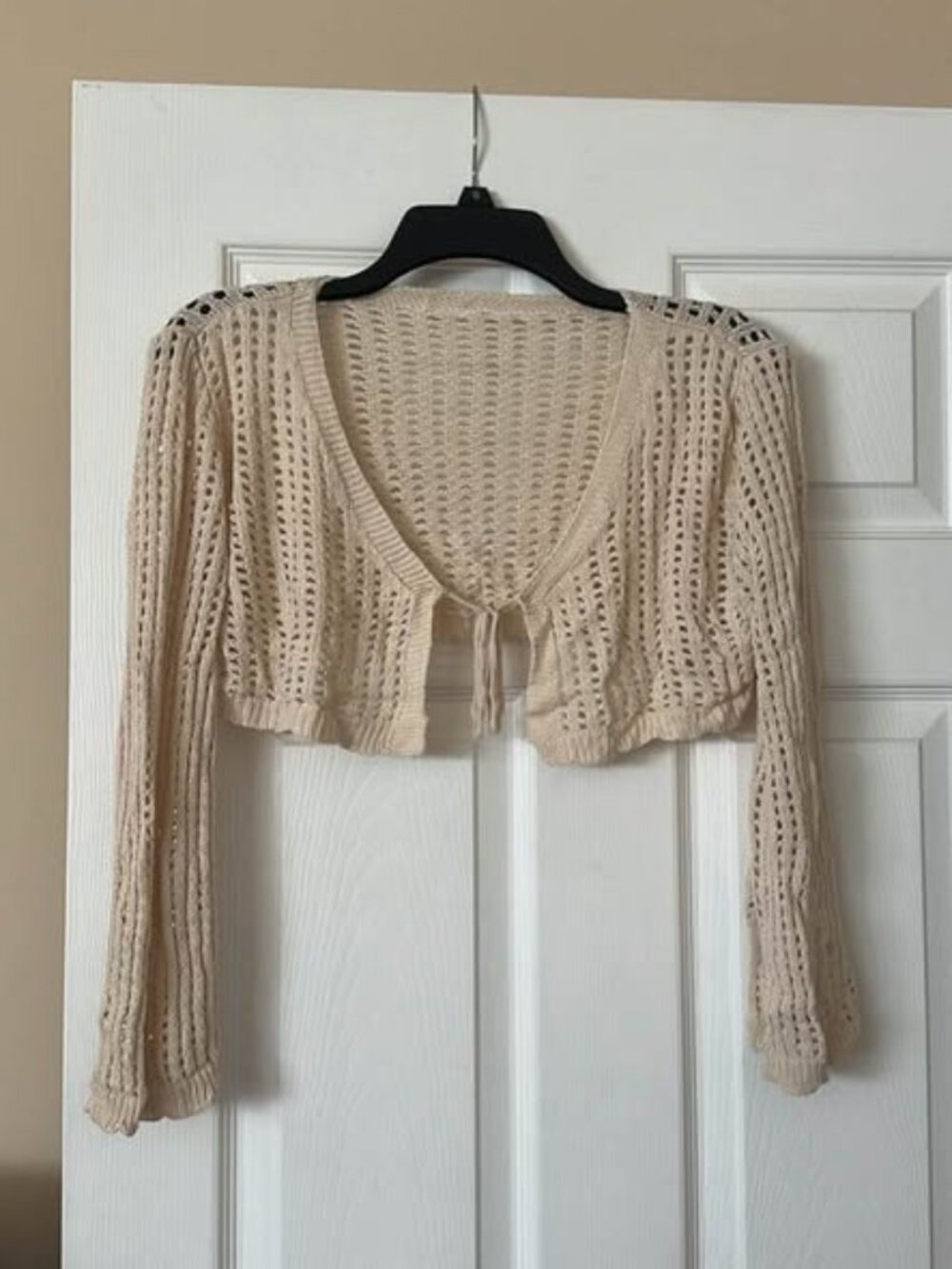 Swim coverup/layered sweater